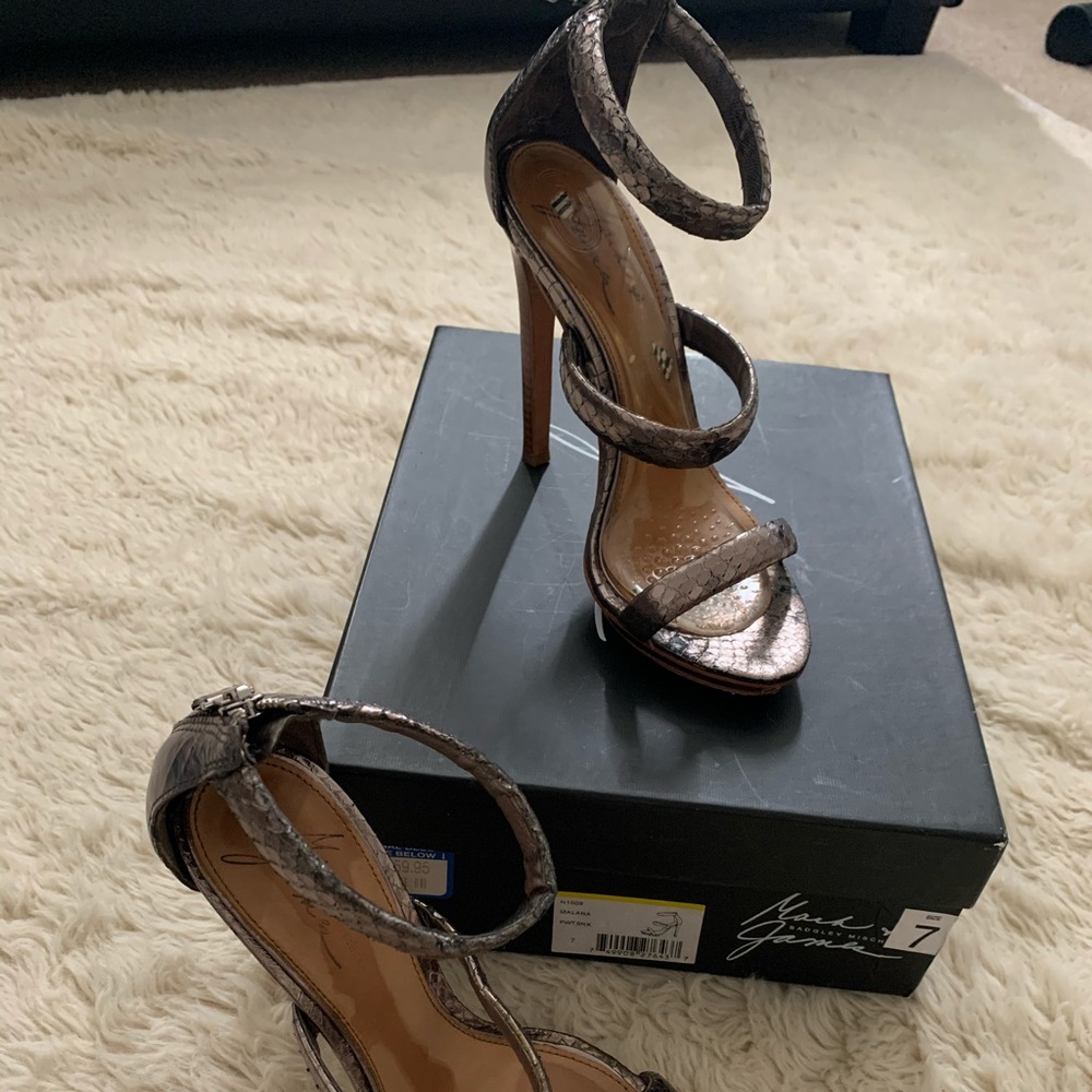 Light gray heels